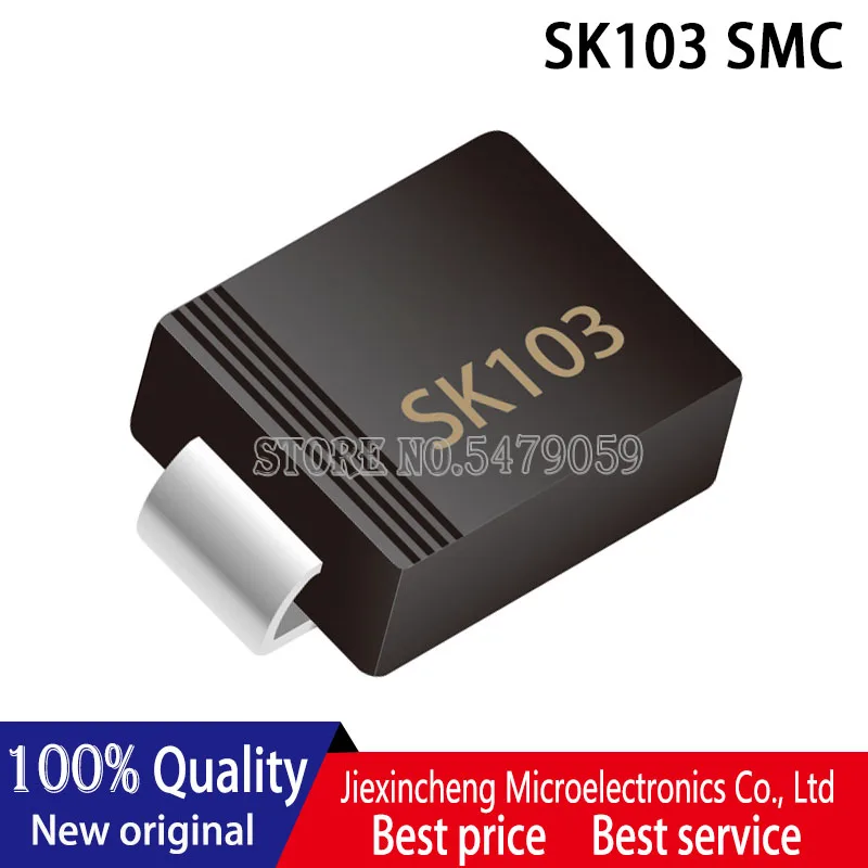 30 sztuk SK103 DO-214AB 10A/30V SMC dioda schottky'ego