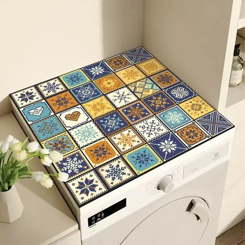 Diatom mud drum washing machine cover pad, water absorption, sun protection and dust cover