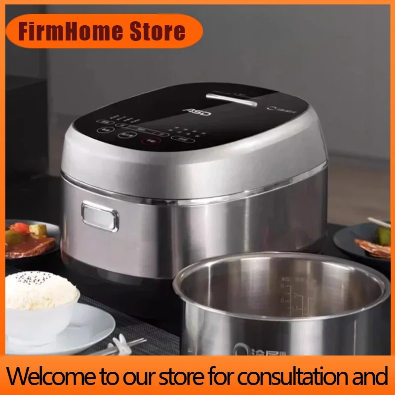 FirmHome Store316L Stainless Steel Inner Tank Rice Cooker 4L Uncoated Large Capacity 0 Coated Rice Cooker For 3 To 4 People New