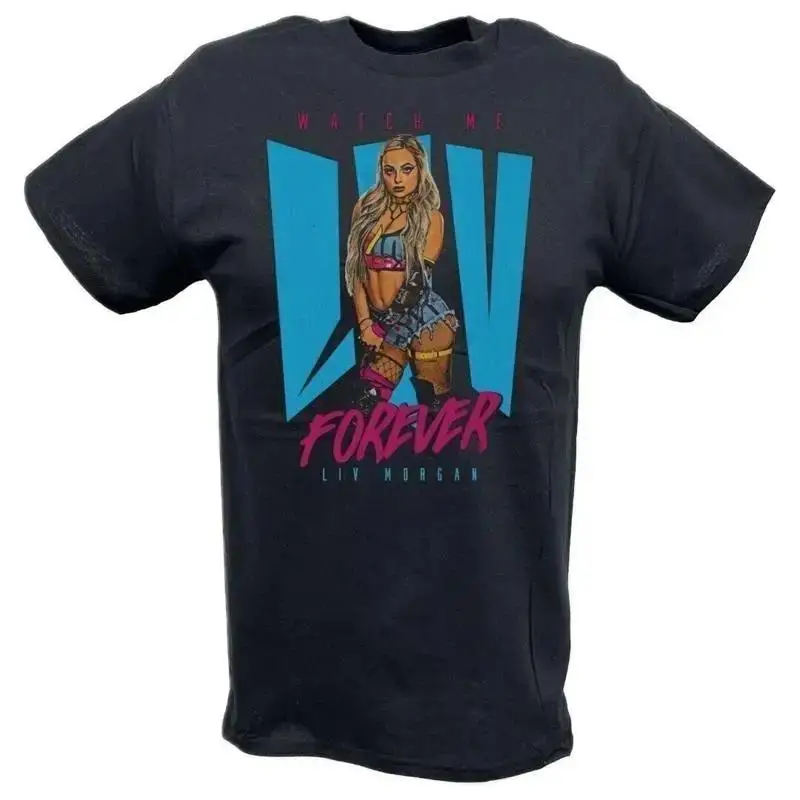 Liv Morgan Watch Me Liv Forever Schwarzes T-Shirt