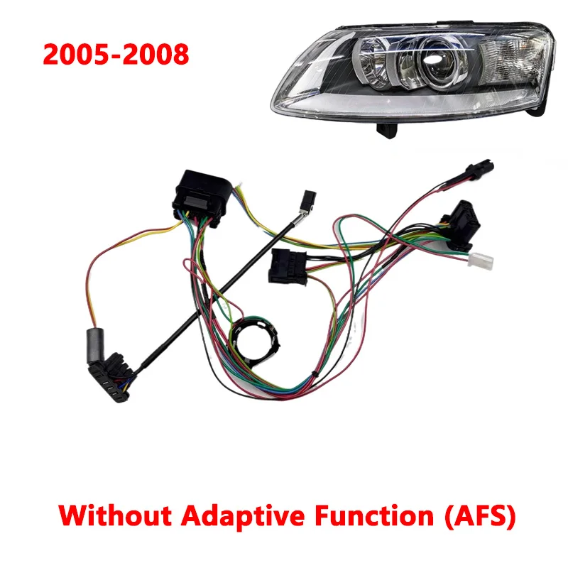 Für Audi A6 C6 2005-2008 Scheinwerfer-Innenkabelbaum Steckverbinder Kabelbaugruppe A6 Scheinwerfer-Kabelbaum Reparatursatz