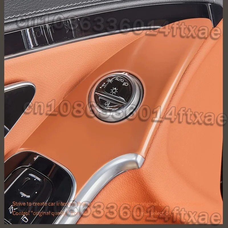 Suitable for Mercedes-Benz S400L/S450L Interior Door Armrest Panel Silicone Protective Pad S480 Car Interior Supplies
