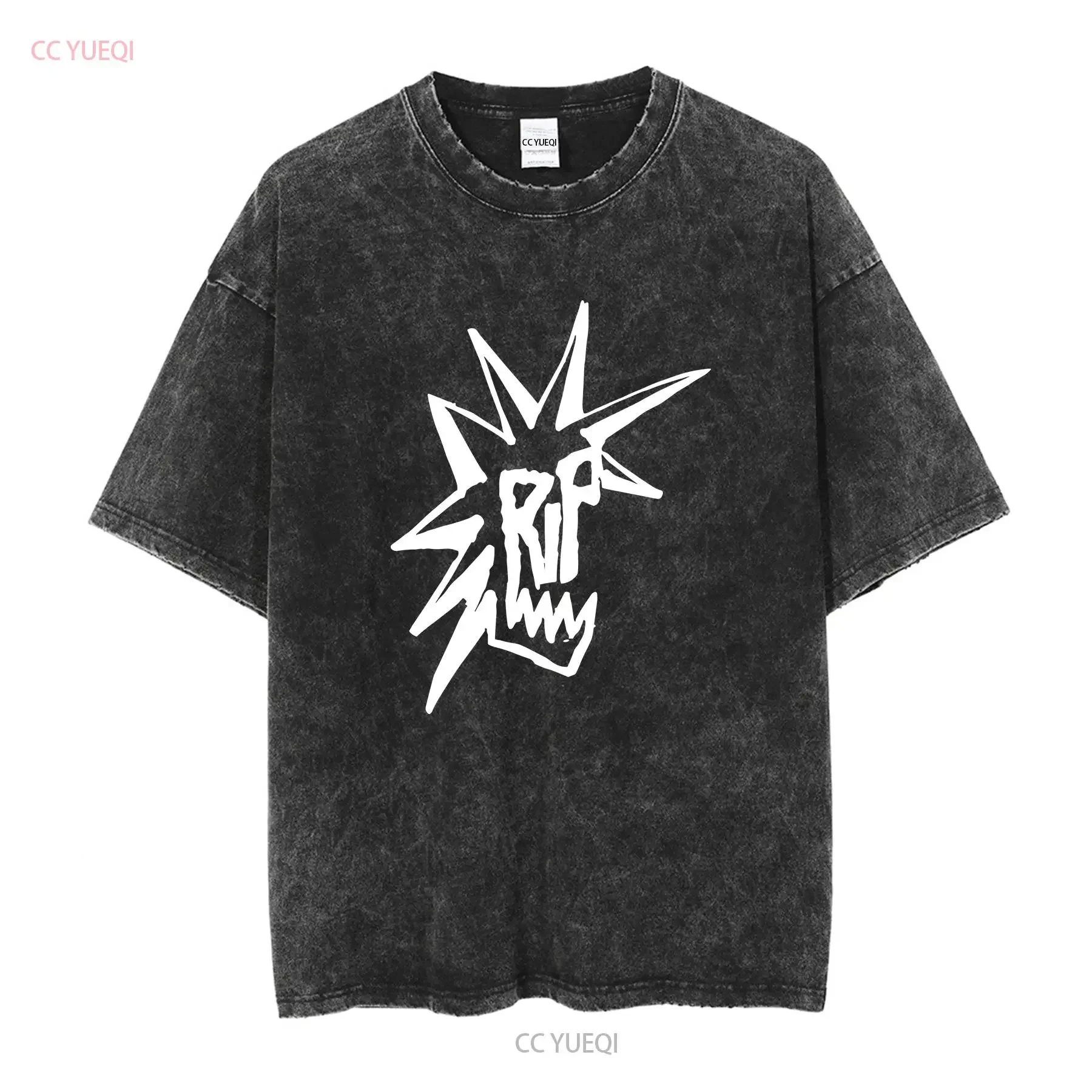 RIP 'شعار' تي شيرت فاسق oi kbd escorbuto ultimo resorto الإسبانية طويلة أو قصيرة الأكمام خمر غسلها عادية مريحة للجنسين #2