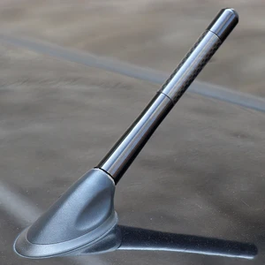 Antena de carro estilo wrc, acessórios automotivos de fibra de carbono para ford focus 2 3 4 fiesta ecosport kuge peugeot 206 207 307 308 2008 3008 8 principais vendas acessorios do ecosport 2008 - №1