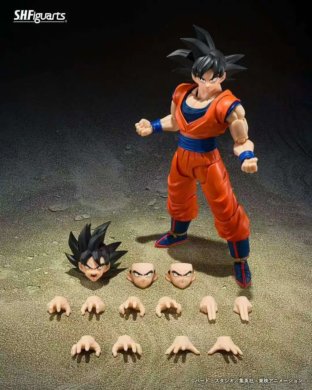 الأصلي بانداي لعبة دراغون بول Z S.H.Figuarts SHF سون جوكو (نوع القلب سايان) عمل نموذج لجسم اللعب
