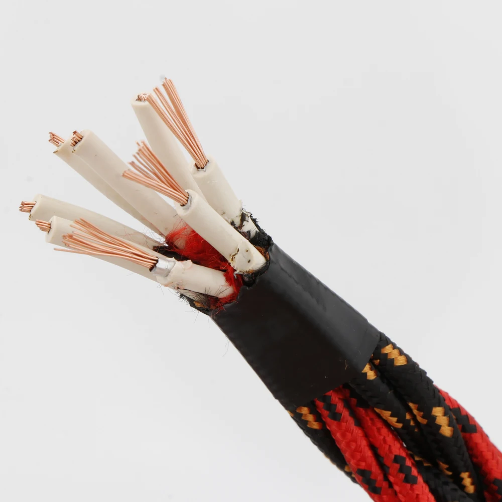 

99.998% OFC Copper Speaker Wire Hi-End AMP VCD DVC CD DIY Power Cord Loudspeaker Audio Bulk Cable