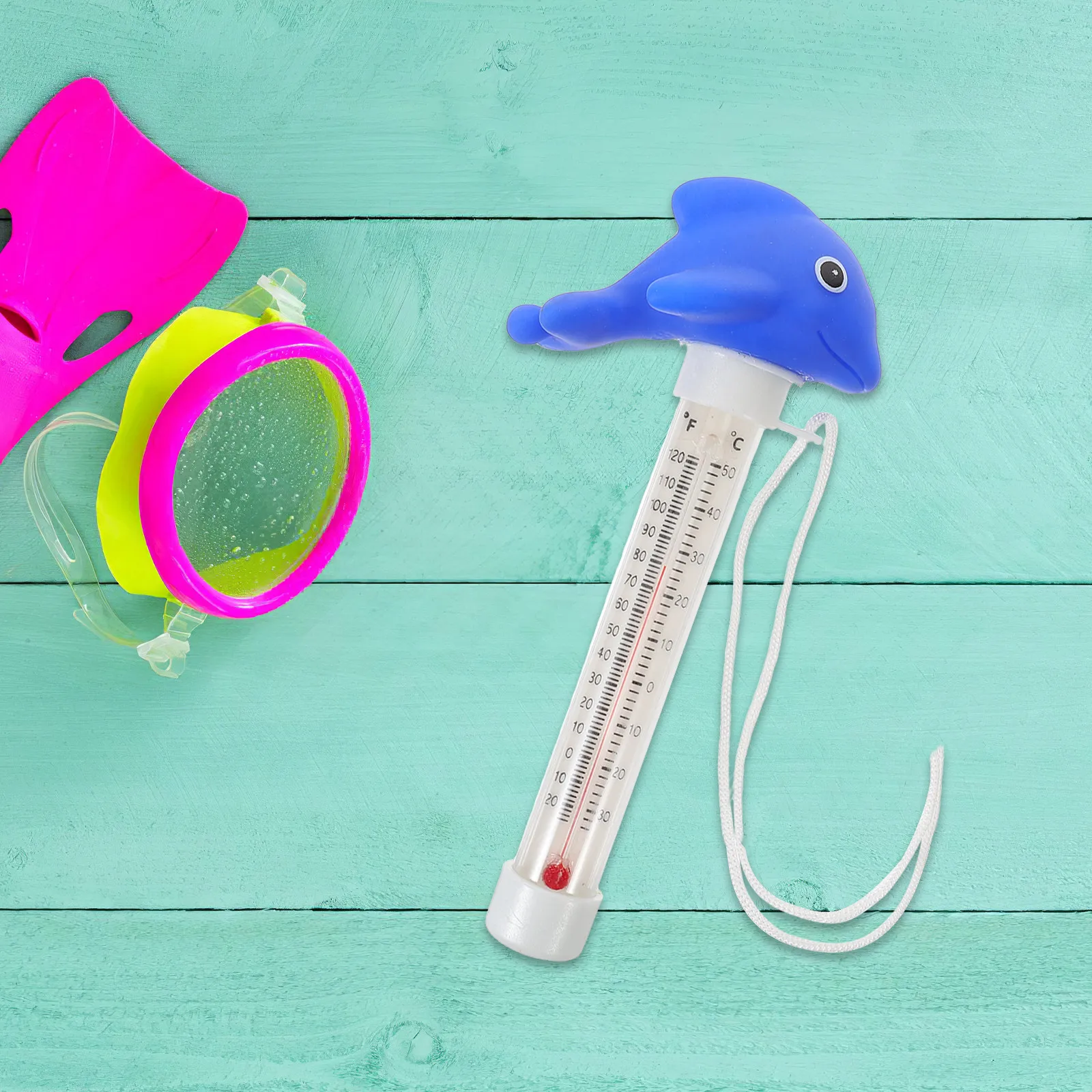 

Floating Baby Bath Thermometer Cartoon Animal Design Accurate Water Temperature Gauge for Infant Toddler Pools Bathtubs Spas