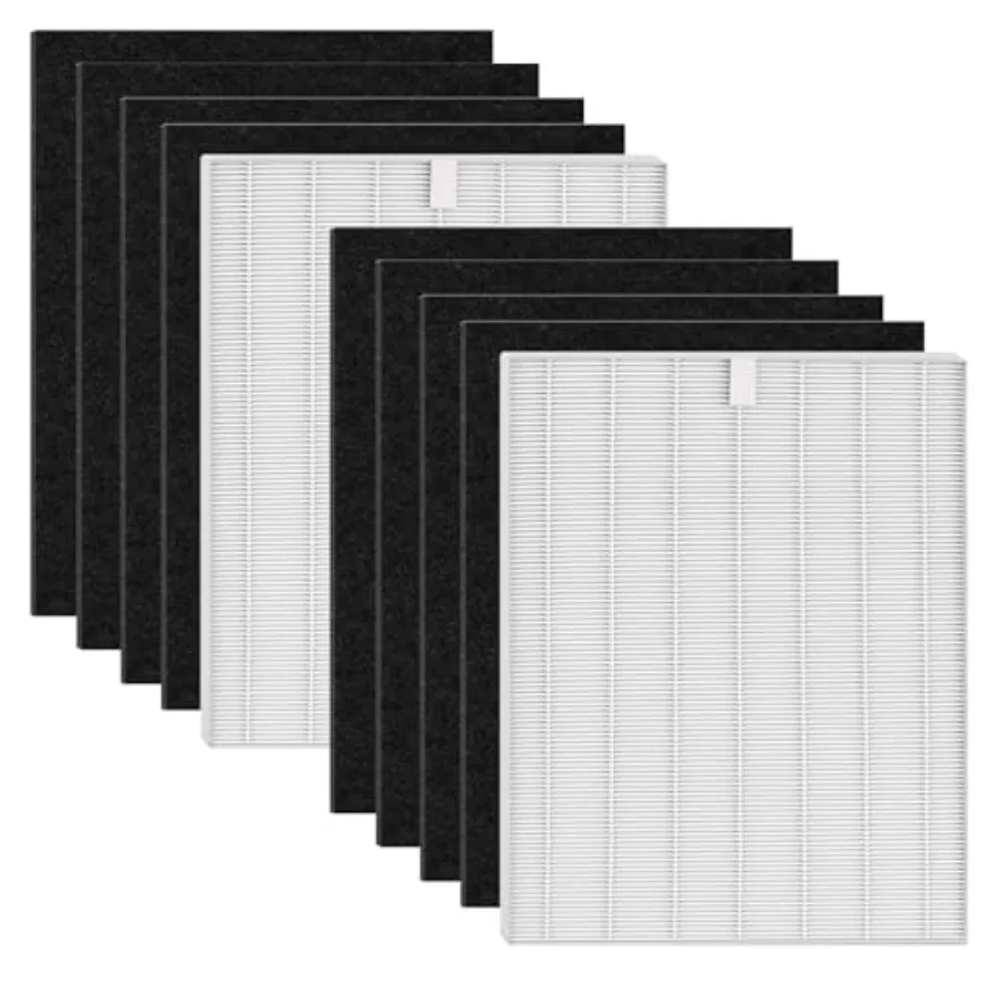 

2 Sets D480 Replacement Filter D4 Compatible with Winix D480 Air Purifier, 2 Hepa Filter and 8 Air Filters Felt, Replace Part N