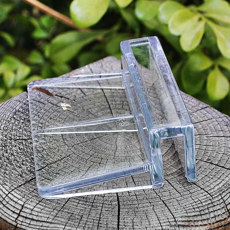 4Pcs Aquarium Glass Cover Holder Acrylic Fish Tank Lid Clips Support Bracket For Rimless Aquarium Fish Tank 6/8/10/12mm