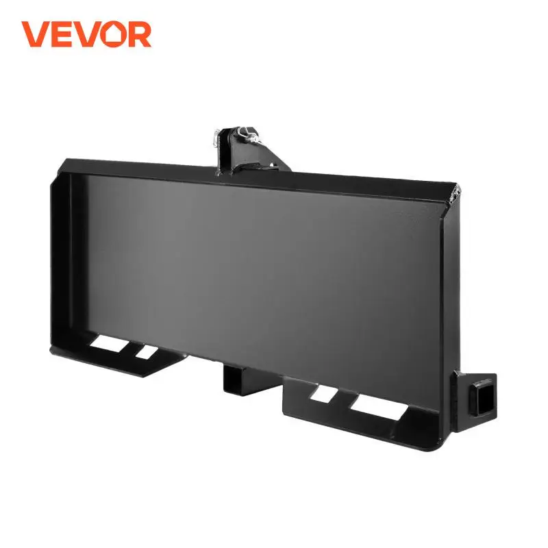 VEVOR 3 Point Attachment Adapter Plate Quick Tach Mounting Plate Anti-Corrosion Surface Grade 50 Steel Attaching To Skid Steer