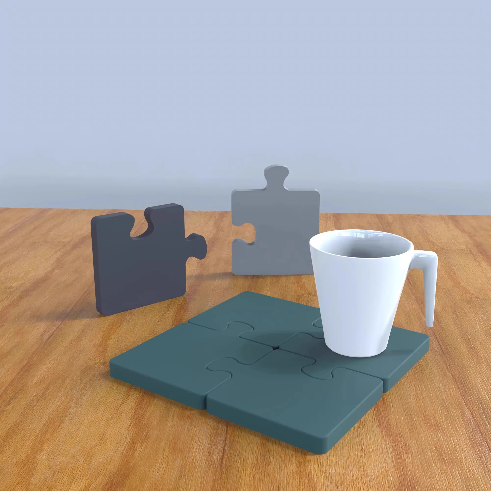 Silicone Mold for Teacup Mat, Silicone Mold, Square Coaster, Plaster, Diffuser Stone, DIY, Cartoon Puzzle