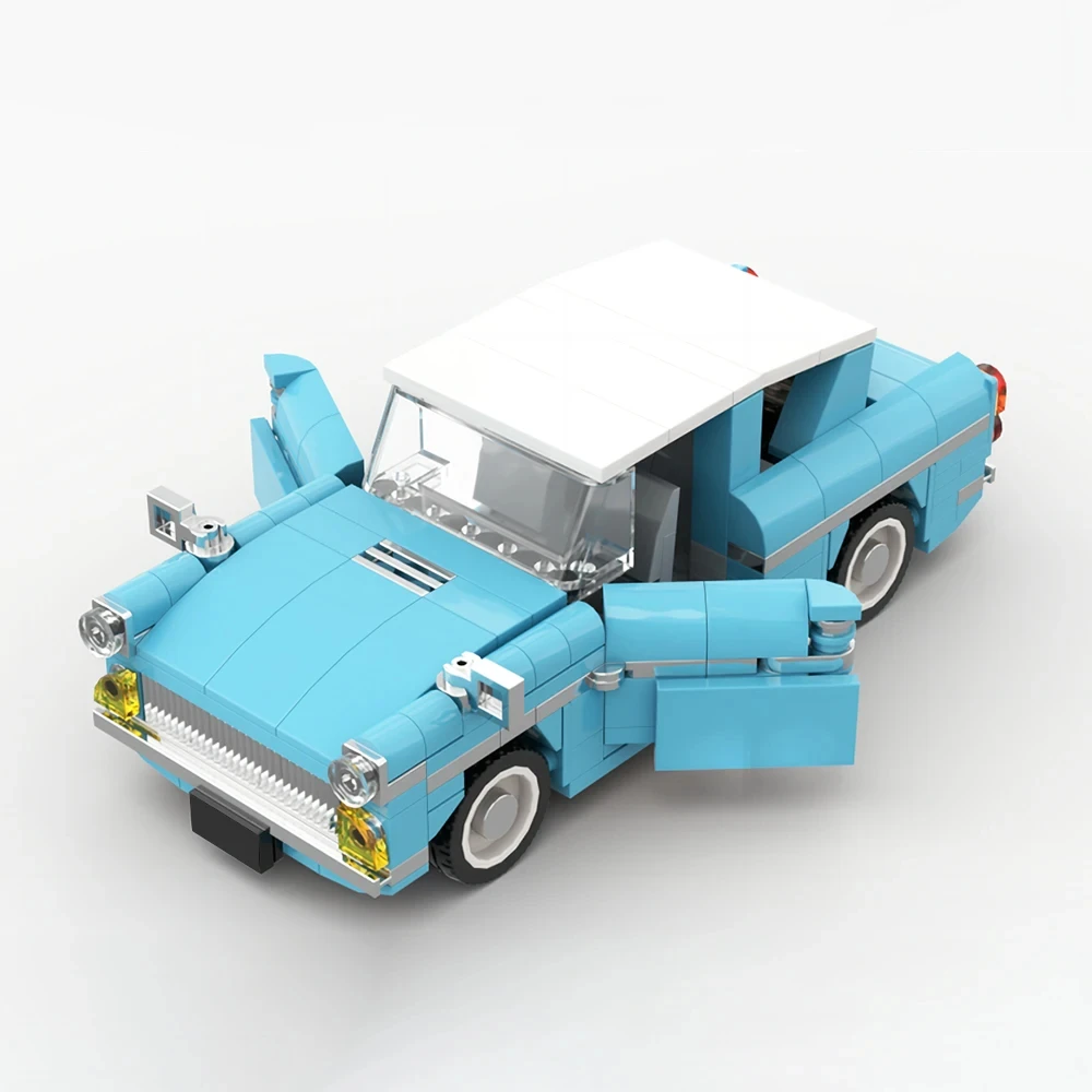 

322 шт., Детский конструктор MOC Weasley's Flying Anglia