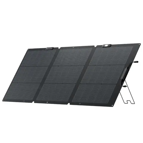 ECOFLOW Portable Solar Panel, Foldable with Carry Case, High 23% Efficiency, IP68 Water & Dustproof Design for Camping, RVs