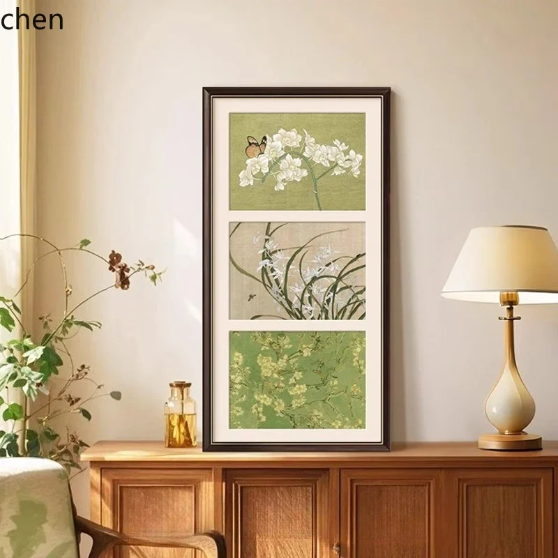 Living Room Decorative Painting Bedroom Hanging Painting Wooden Frame Restaurant Decoration Wall Art