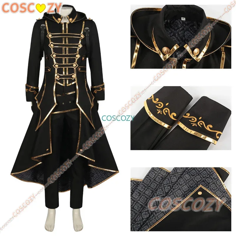 Kostium Yiyi Yoichi 2025 Strój Diabła Demon Isagi Czarny Mundur Spodnie Zegar Rękawiczki Rogi Anime Blue Lock Cosplay Cos