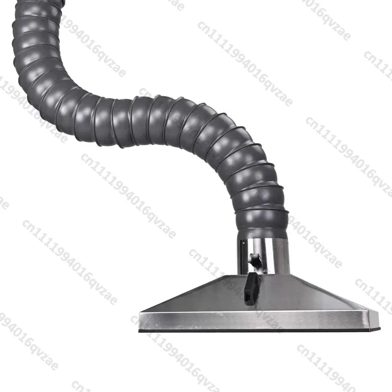 Large Diameter Bamboo Arm Industrial Smoking Dust Hood High Temperature Resistant Stainless Steel Suction Gas Hood