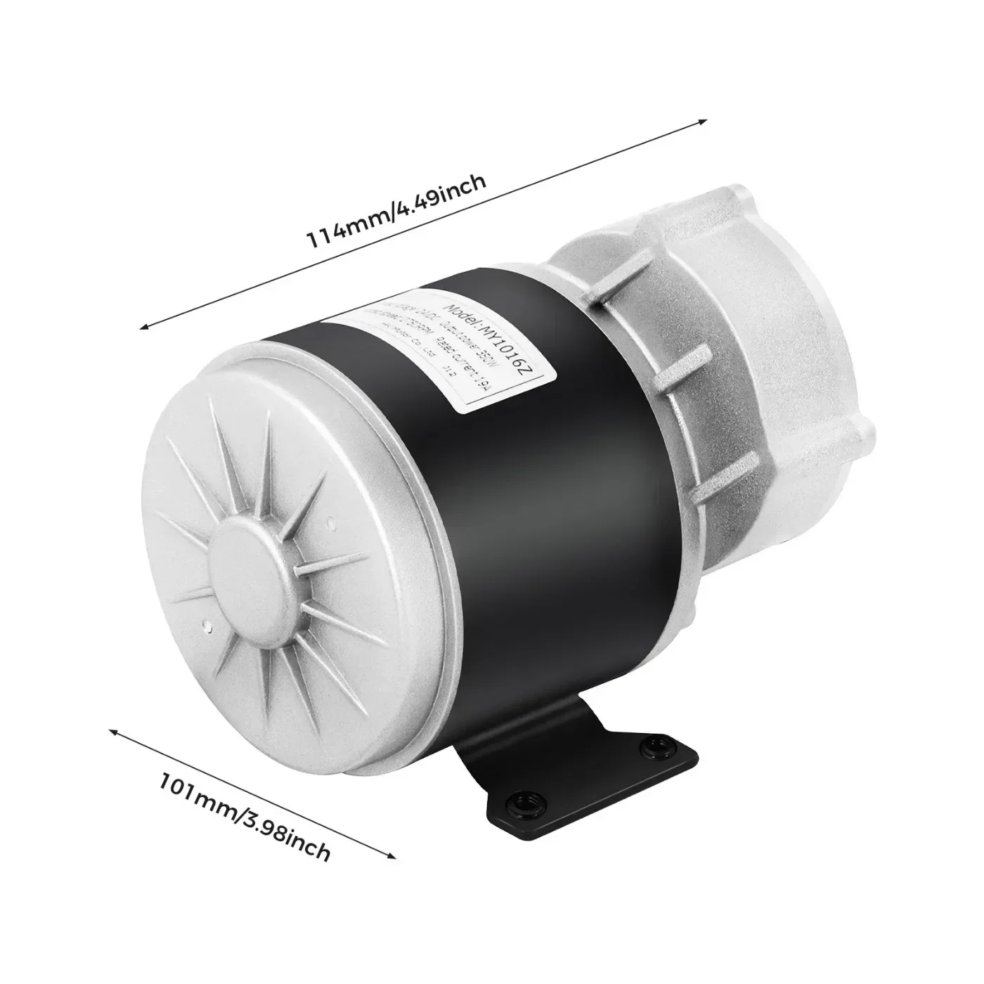 

Geared Motor, 350W 24V DC Electric Geared Motor Bicycle Bike Scooter Gear Reduction Brushed E Bike Scooter 24 Volt 350Watt