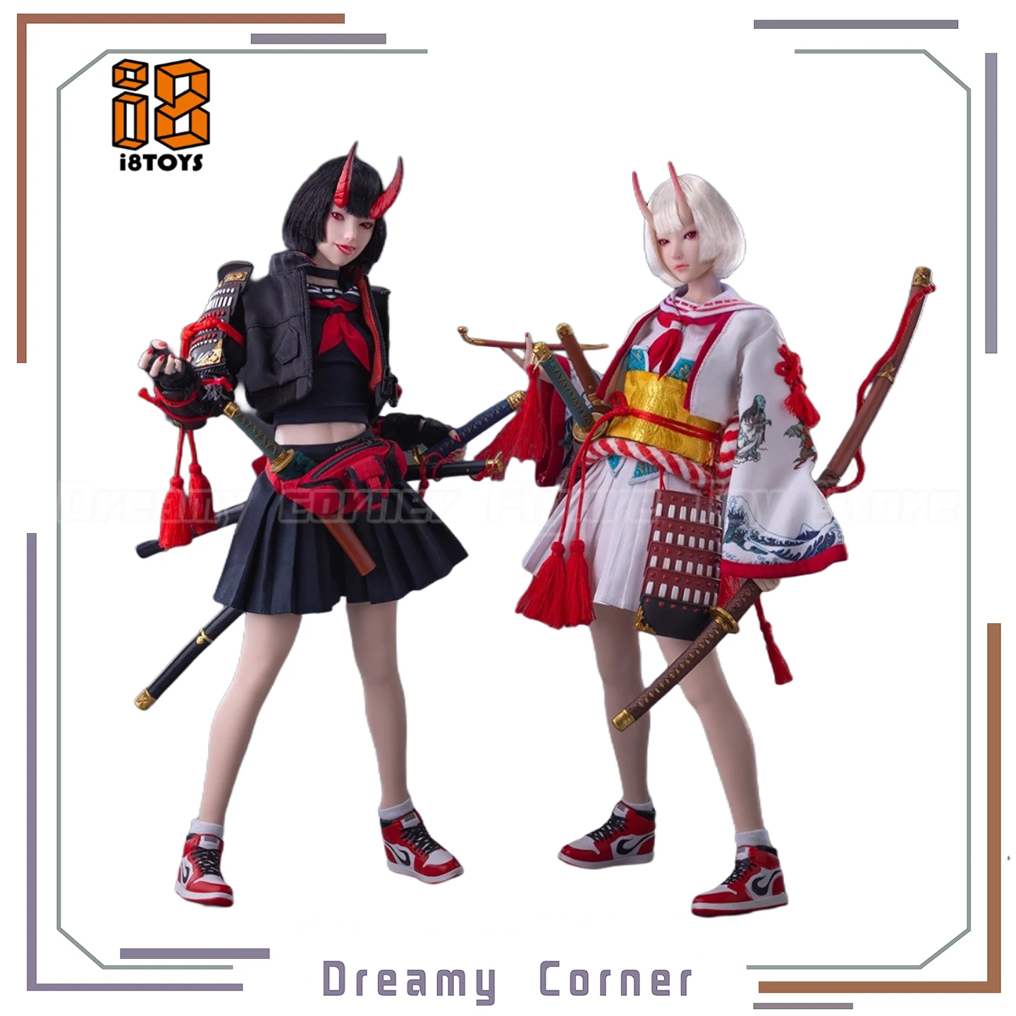 

В наличии: Оригинальная коллекционная модель фигурки I8TOYS GLIE001 GLIE002 The Girls of Armament Kina OOKAMI Rirua OOKAMI 1/6