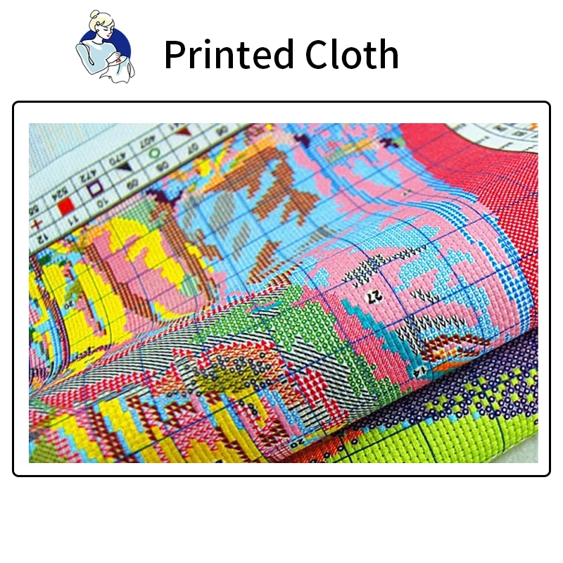 Joy Sunday Lovers Print Cross Stitch Kits Aida Fabric 16CT 14CT 11CT DIY Folk Craft Kit Needlework Handmade Embroidery Set New