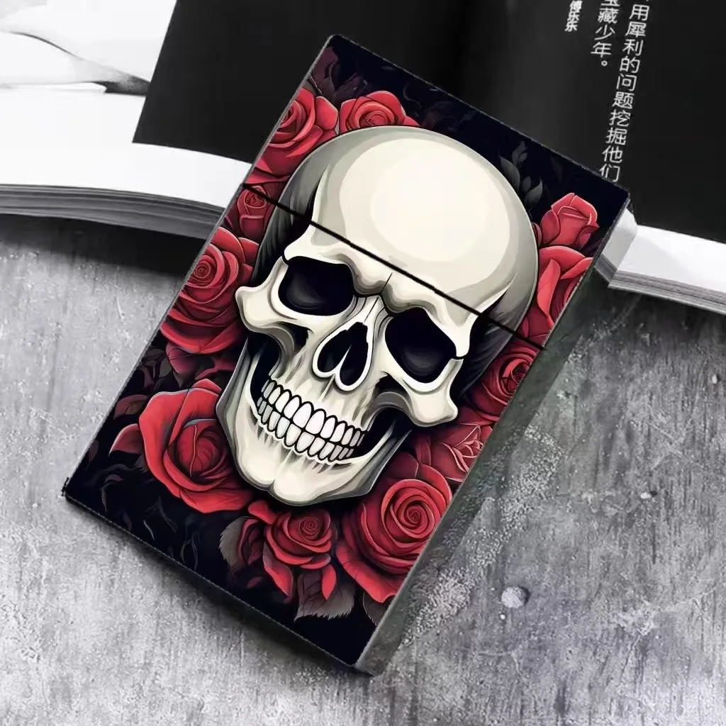 Estuche de Plástico para Cigarrillos Push-Pop para 20 Unidades |   Doble ajuste para tamaños Slim y King |   Caja con Apertura Automática de Aspecto de Alta Gama con Acabado Mate Escarchado
