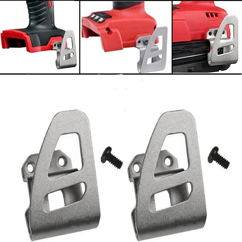 Bits Holder and Belt Clip Hook Kits for Milwaukee 18V Cordless Drill Impact Driver Bit Holder Hooks Clip Power Tools Accessories