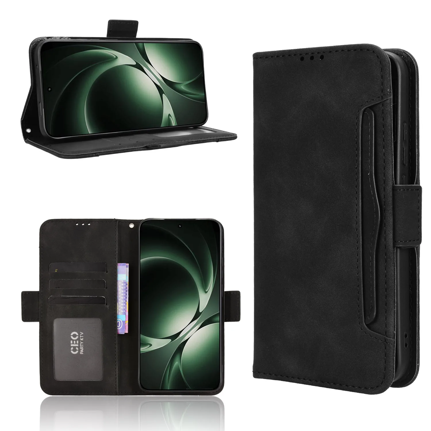 

Leather Case For Redmi K80 Pro Ultra 5G Strong Magnet Case Flip Magnetic Wallet Flip Cover