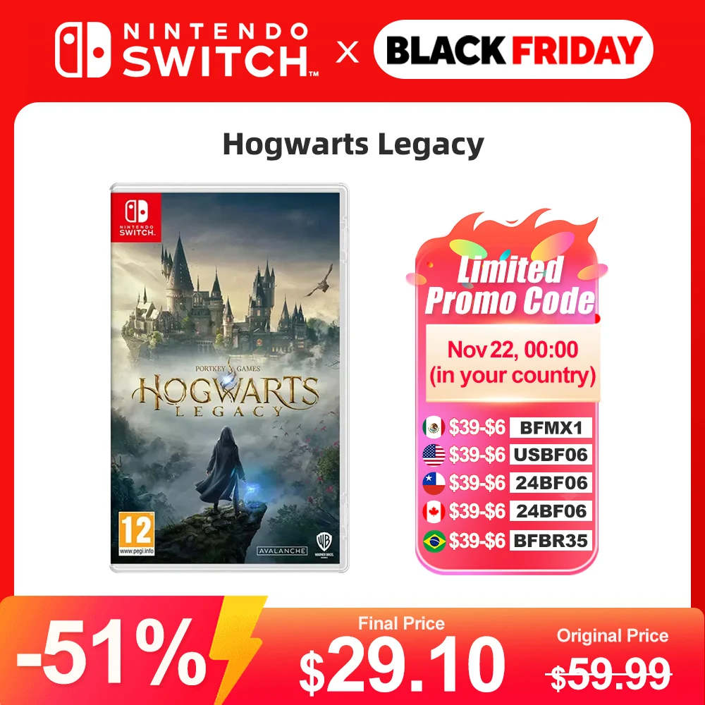 Hogwarts Legacy Nintendo Switch Game Deals 100% Official Original Physical Game Card RPG Genre for Nintendo Switch Game Console