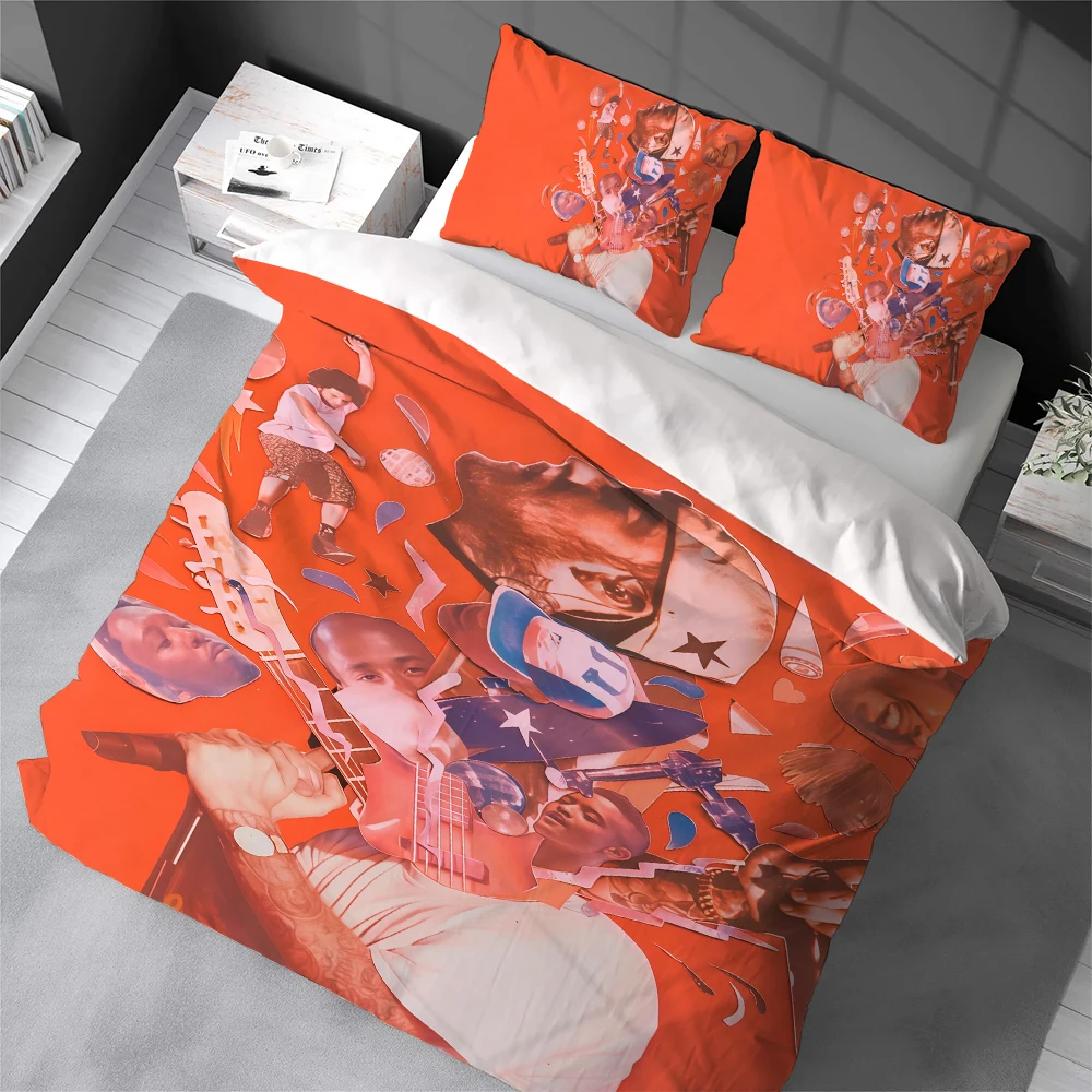 Mac Singer M-Miller Duvet Cover Set Home Style Bedding Soft Laundry Cotton Bed 3 Piece Set Student Dormitory Gift