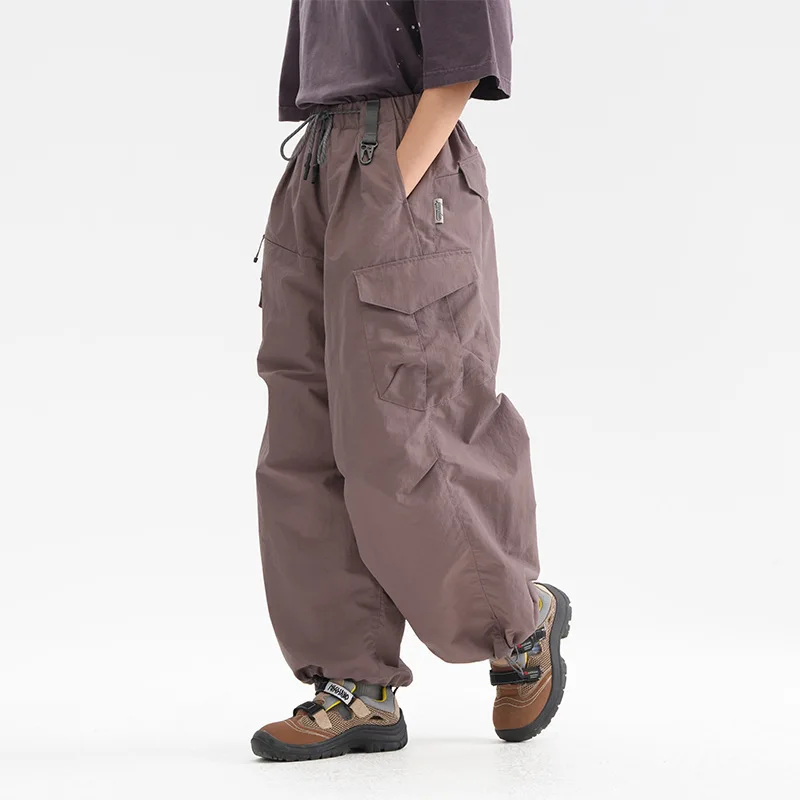 

Ultra Loose Camouflage Pant Men Streetwear Quick Dry Casual Techwear Sport Cargo Pants Women Streetwear Oversize Trousers