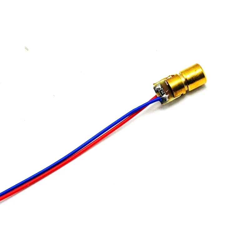 Mini lumières LED à diode laser rouge, technologie à points, 5V, 6x10mm, 3-5mW, 650nm, 5 pièces, 10 pièces