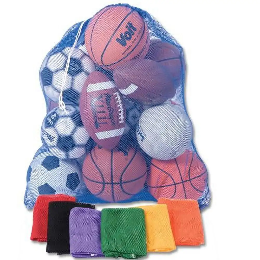 

Heavy-Duty Mesh Equipment Bag-Color:Gold