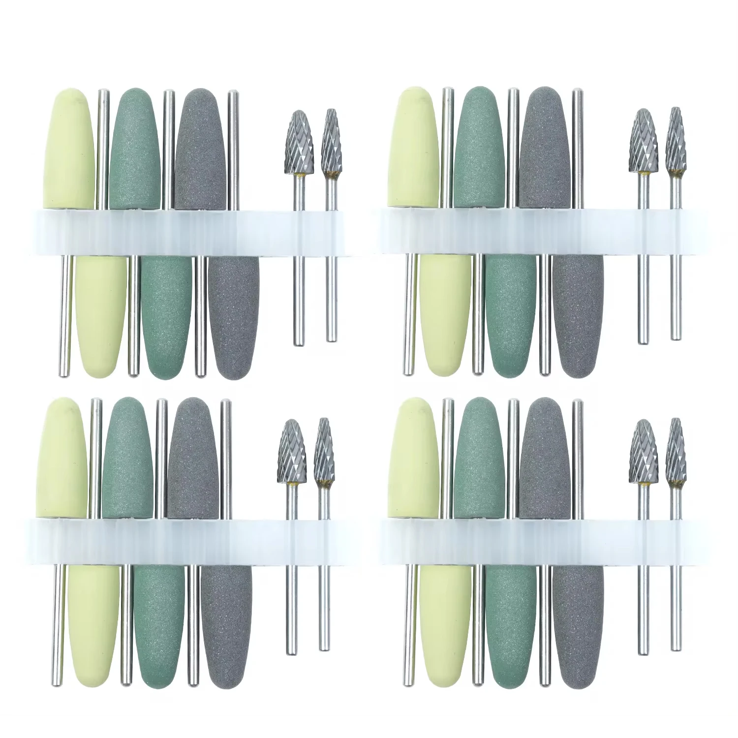 

8Pcs Dental Polishing Burs Kit HP Shank Resin Acrylic Polisher Rotary Carbide Ball Drill Strawberry Shape Dentist Clinic Use