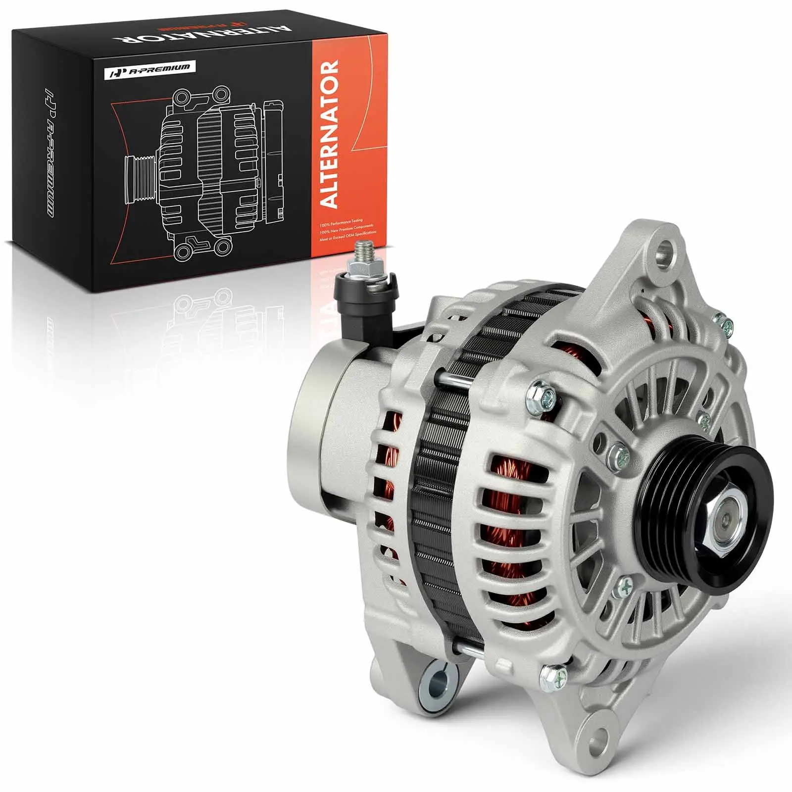 A-Premium Alternator with 5-Groove Pulley for Mazda RX-7 1993 1994 1995