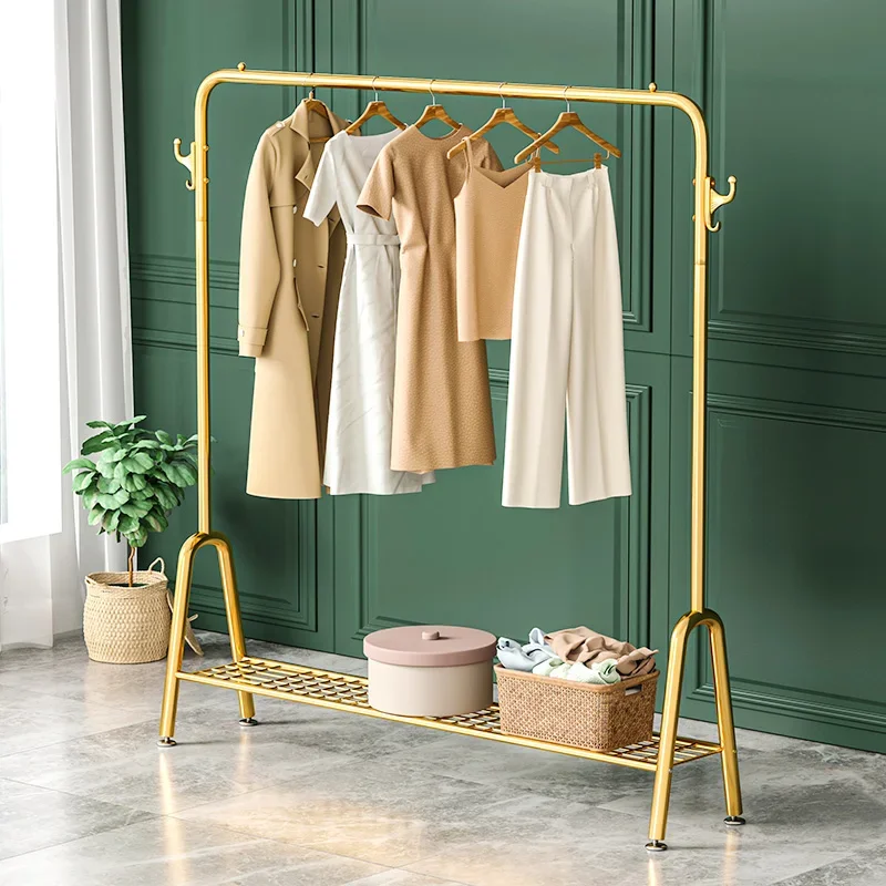 

Balcony Clothes Rack Bedroom Accessories Jacket Hanger Stand Standing Boutique Recibidor De Entrada Mueble Bedroom Furniture