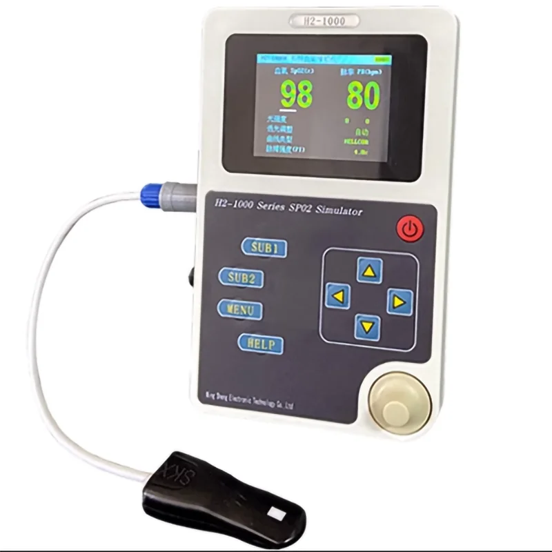 Pulse detector/SPO2 blood oxygen saturation simulator H2-1000KIII/portable blood oxygen simulator/