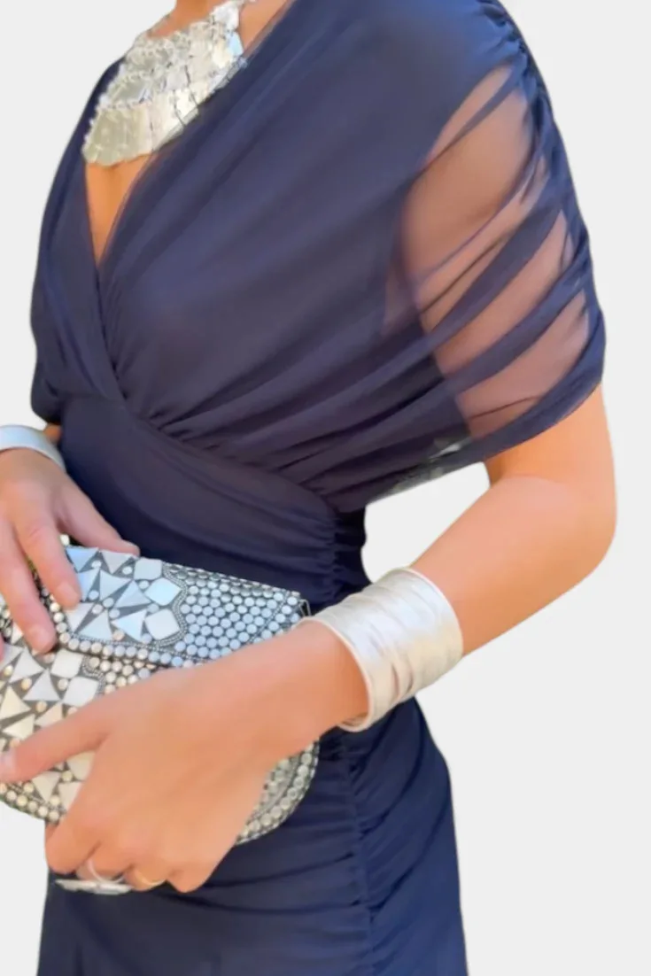 1 2026 Europäisch-Amerikanisches Frühling-Sommer Neues Netz-Print-Trägerkleid Ins Urlaub Party Maxikleid – Detail 16
