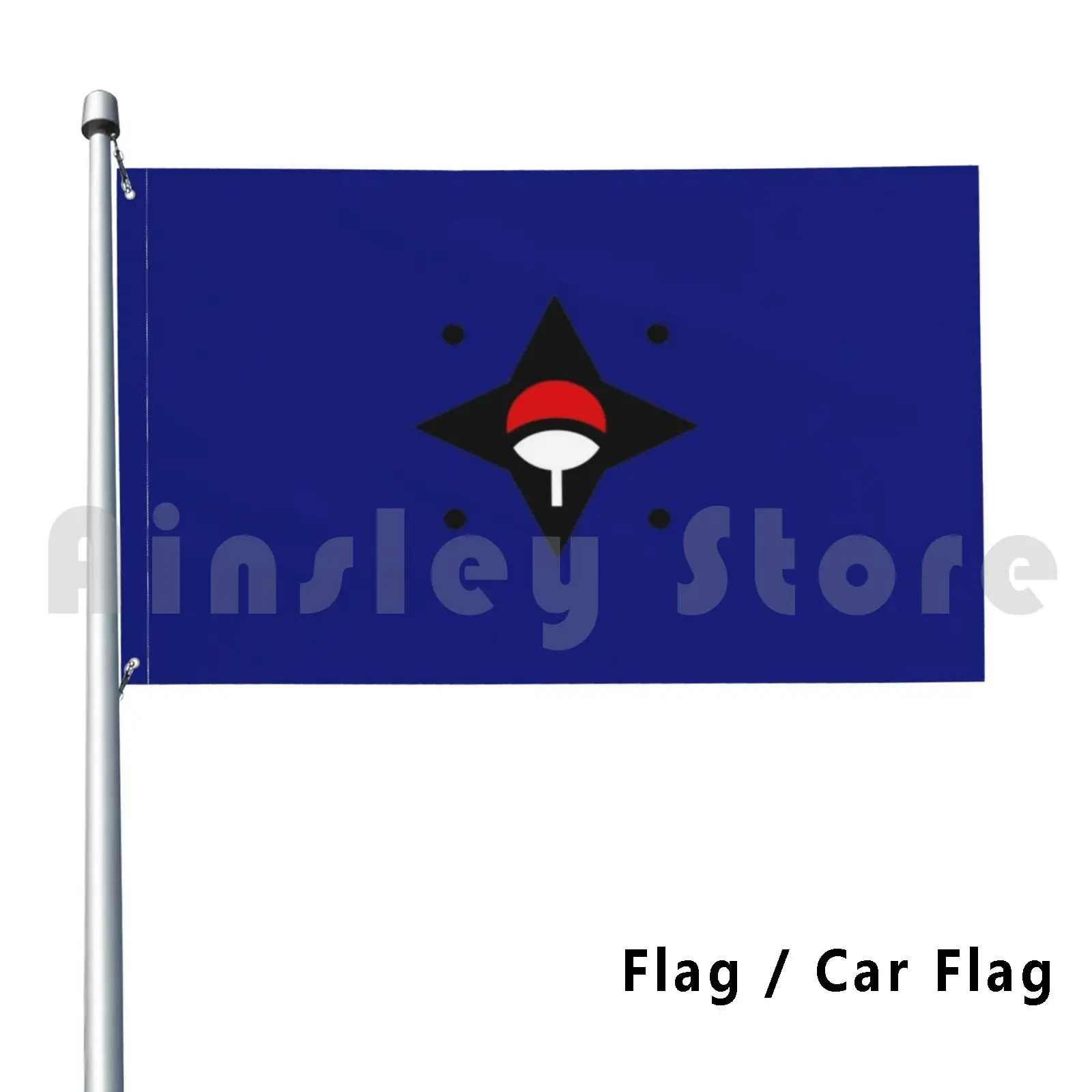 Flag Car Flag Uchiha Logo Hat Uchiha Sasuke Madara Obito Shippuden Anime Manga