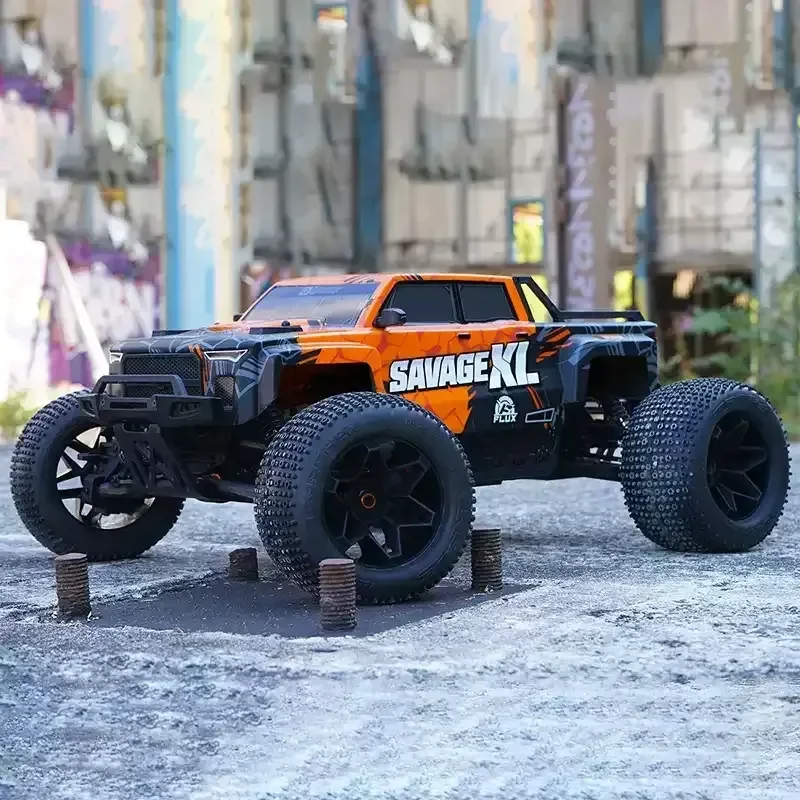 HPI RC 자동차 1/8 스케일 4WD 브러시리스 Savage X Flux V2 GT-6 오프로드 등반 차량 2.4G 리모컨 확장형 대형 시뮬레이션