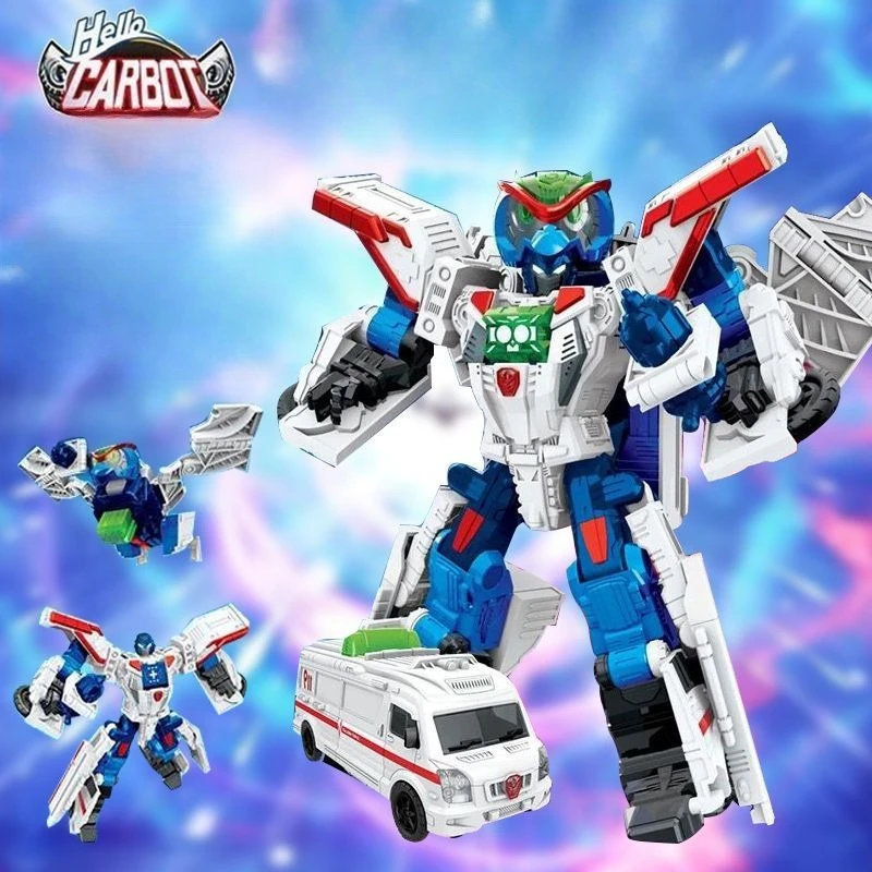 2025 nouveau Hello Carbot déformation modèle Kit Robot jouet bricolage Super Ambulance Anime Figure jouets pour enfants pour garçons cadeaux d'anniversaire