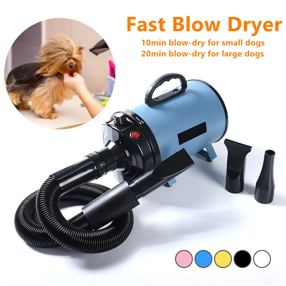 Upgraded Dog Blow Dryer Dog Hair Dryer Adjustable Speed Pet Hair Grooming Blower