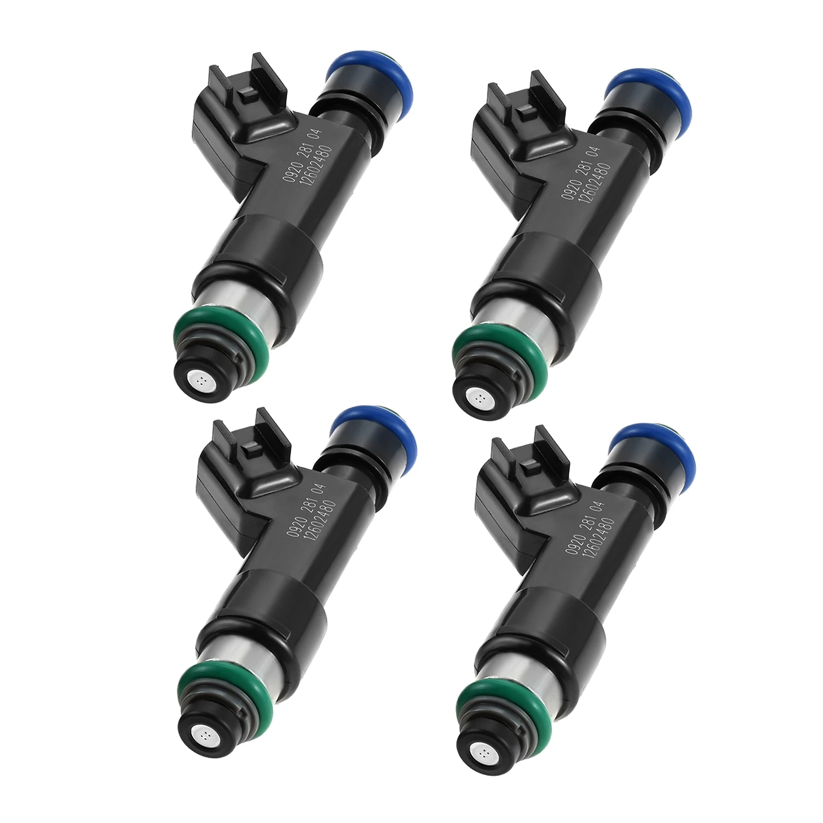 4 Inyectores de Combustible para Automóvil 12602480 para Chevrolet Malibu 2.4L Cobalt 2.2L Pontiac G6 G5 Solstice Saturn Sky Vue Aura Chevrolet HHR