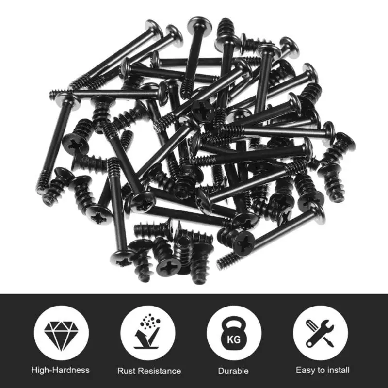 652F Computer Radiator Screw Case Fan Screws Set Tapping Screw Set 60Pieces