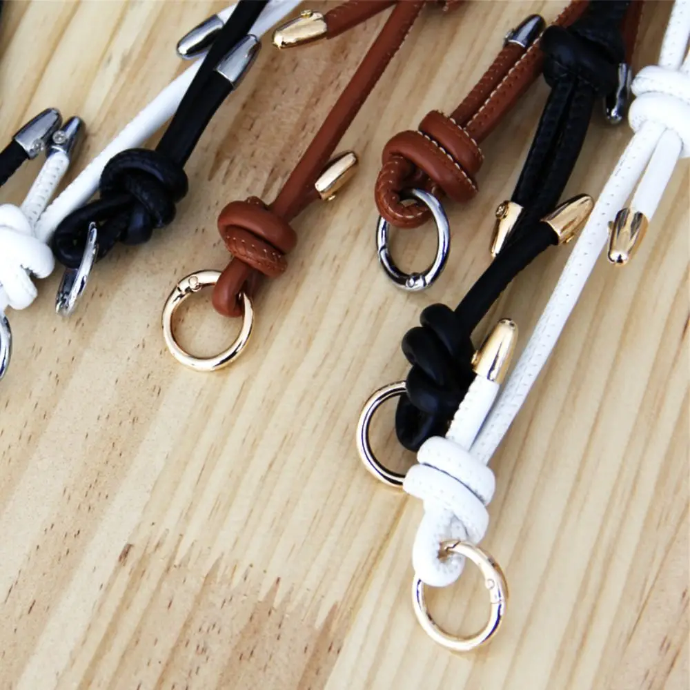 PU Leather Replacement Shoulder Strap Adjustable Length Single Shoulder Design Shoulder Bag Strap Solid Color DIY Accessories