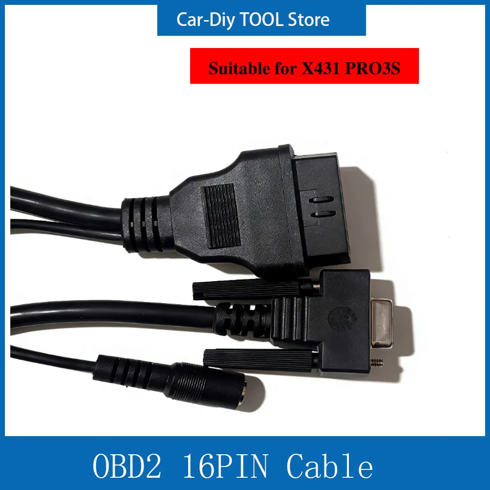 OBD Cable  OBD2 15PIN to 16pin for Launch X431Pro Adapter Conversion Auto Diag Main Cable Car Tools 15 PIN 16-pin Link Cord