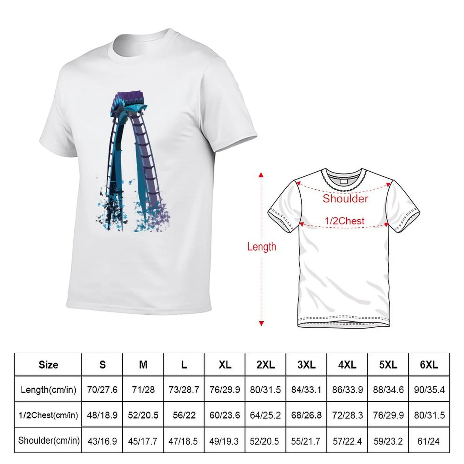 Mako SeaWorld Paint Splash T-Shirt Utility Casual Work T-Shirt
