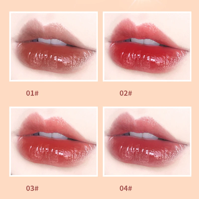 Spiegel Lip Glazuur Yingrun Lock Kleur Water Gloss Lip Glazuur Glas Lipgloss Lippenstift Karamel Rood Kastanjebruin Lip Glazuur