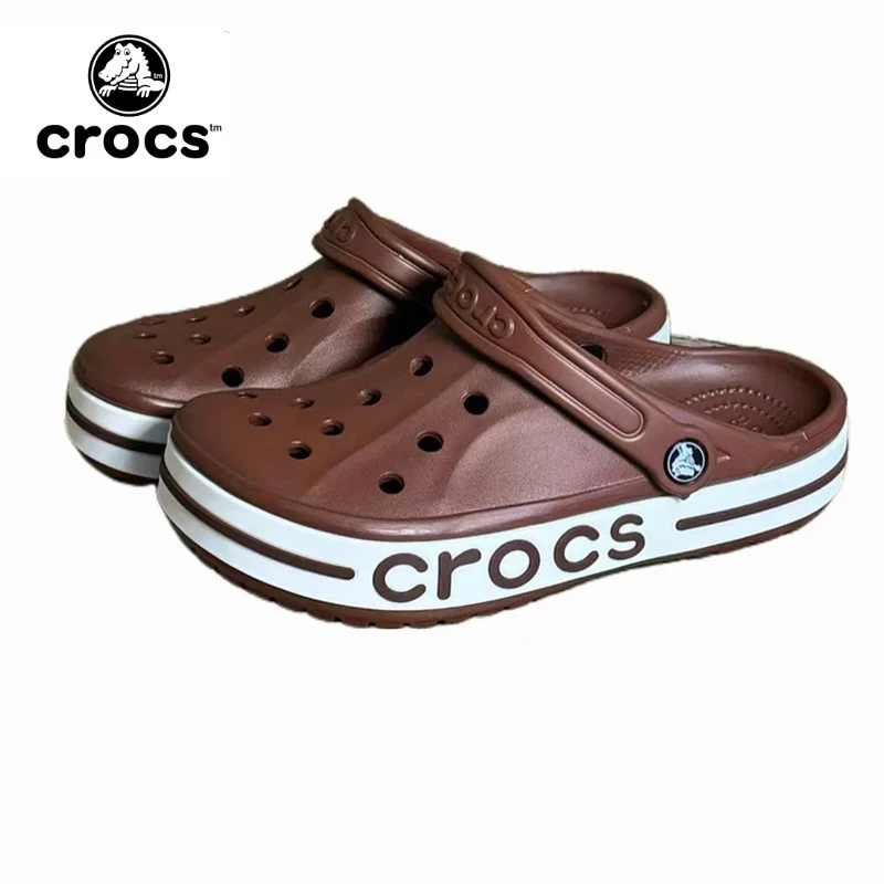 Crocs série clássica chinelos verão praia à prova dwaterproof água eva macio sandálias de praia ao ar livre feminino masculino não deslizamento crocs sapatos