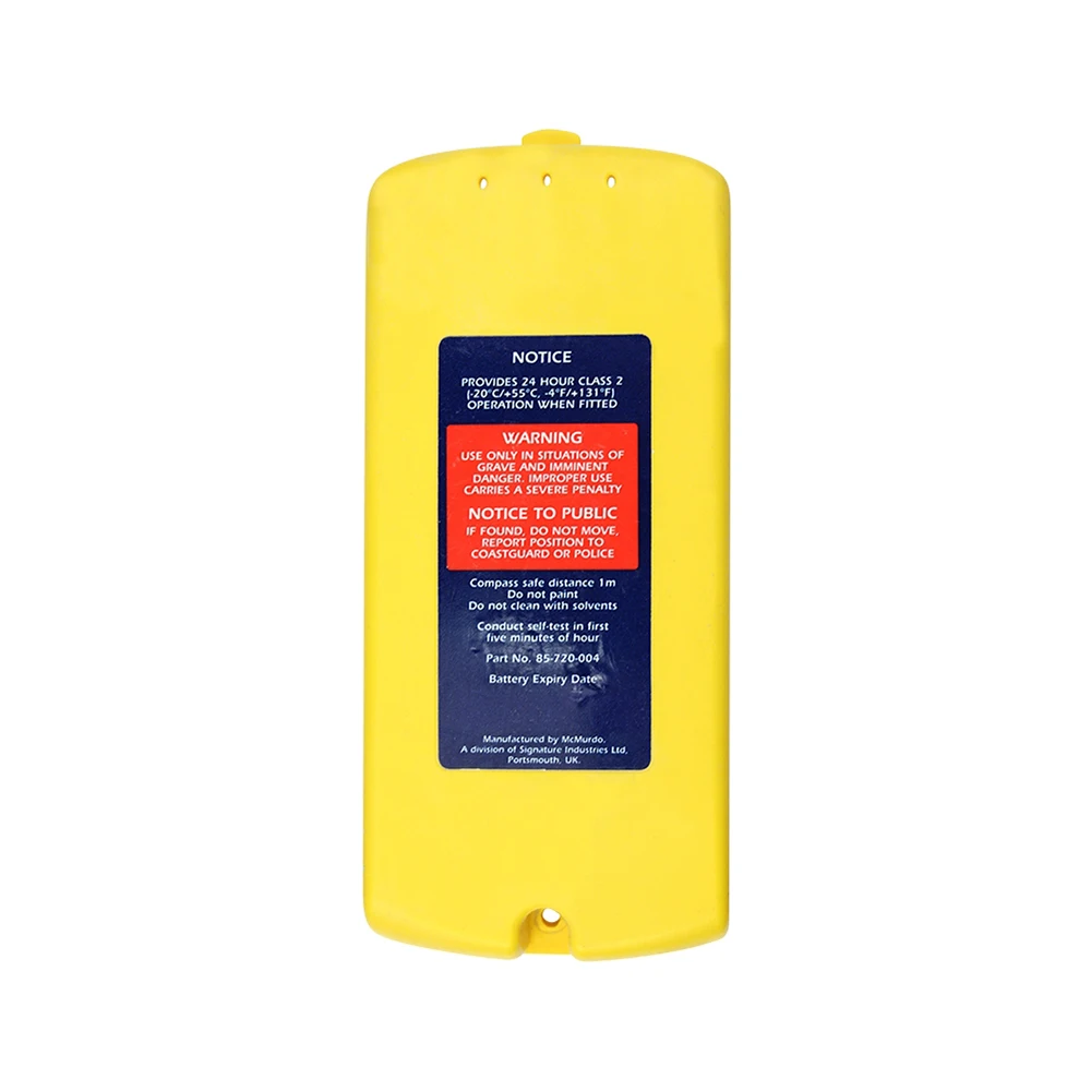 

Original 85-720-004 NOAA Cospas- Sarsat Proof 12V Lithium Battery McMurdo