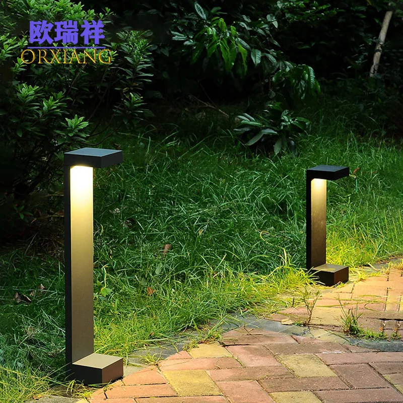 

Outdoor lawn lamp park lawn villa courtyard modern simple garden Chinese European landscape floor lamp