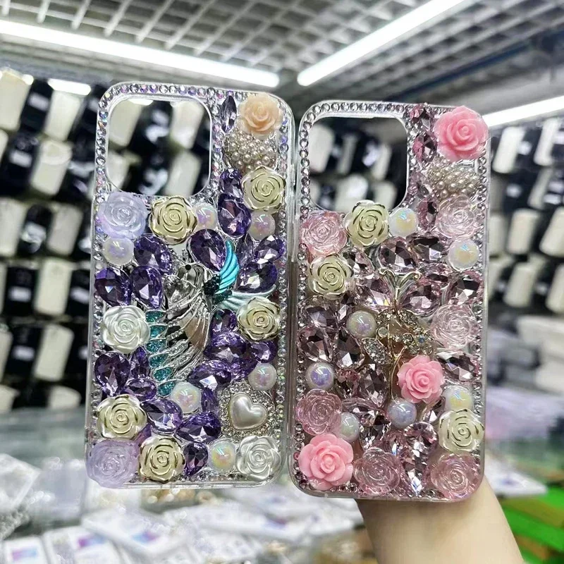 

Luxury Sparkle Glitter Diamond Phone Case, Dustproof Cover for Samsung A50, A70S, A22, A32, A52, A71, A51, A72, A73, A53, A33